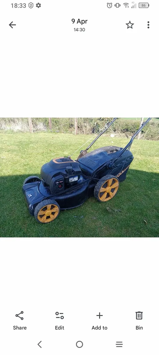 McCullough self drive lawnmower