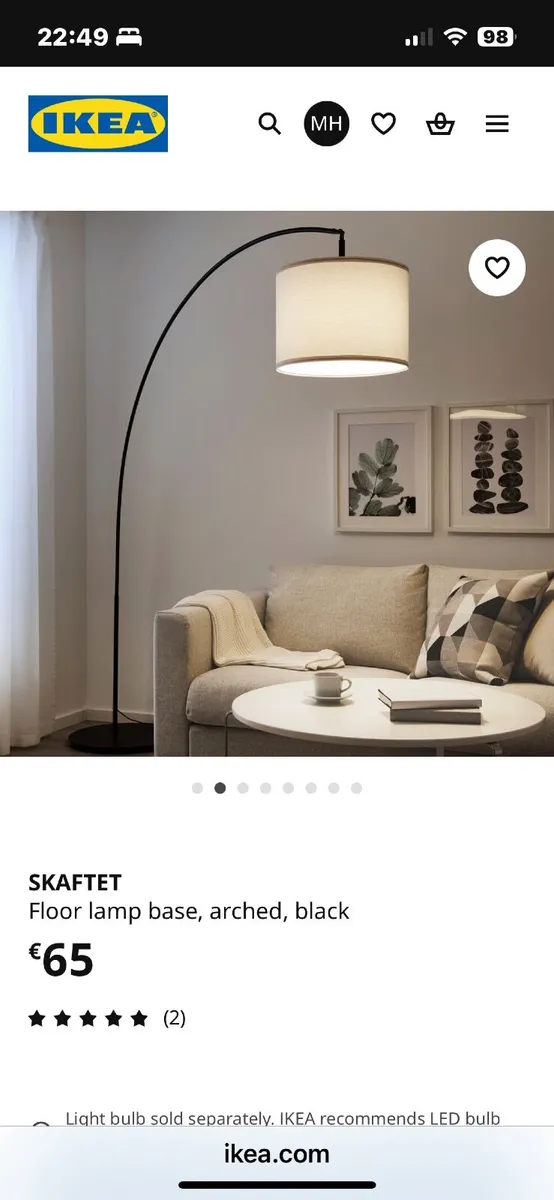IKEA Arched Floor Lamp - Image 4