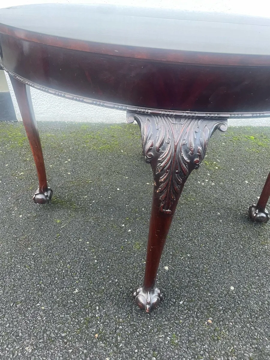 Mahogany games table - Image 2