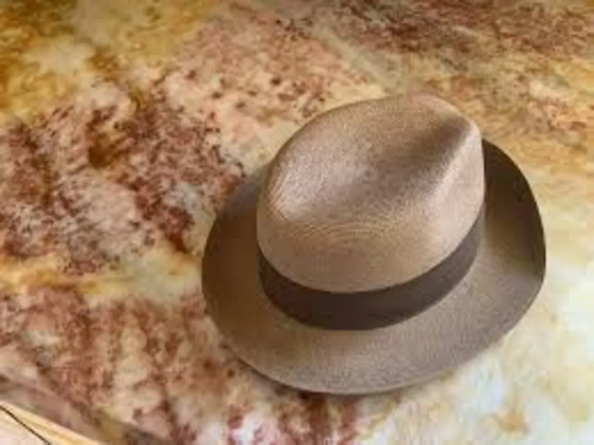 Original Genuine Stetson Soft Panama Fedora Hat. - Image 2