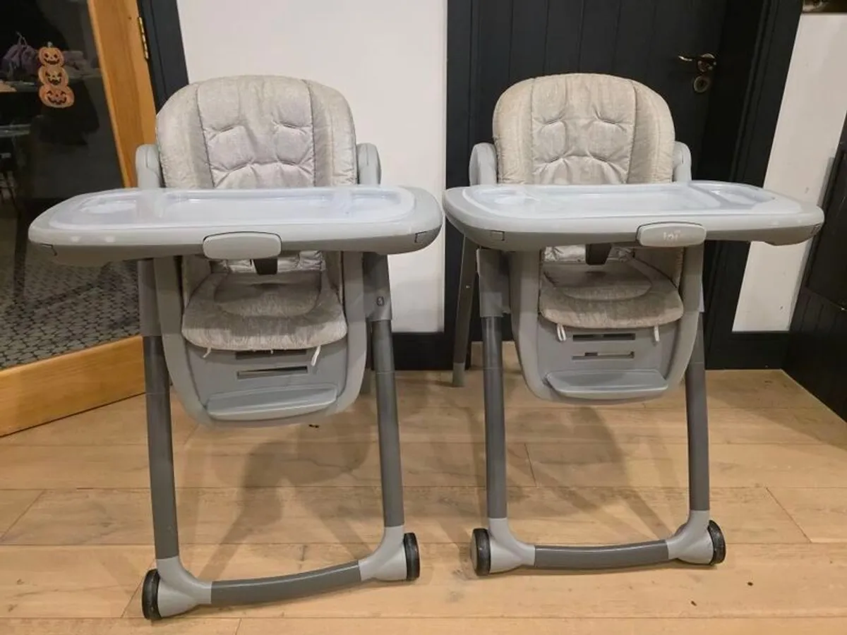 2 x Highchair - Image 1