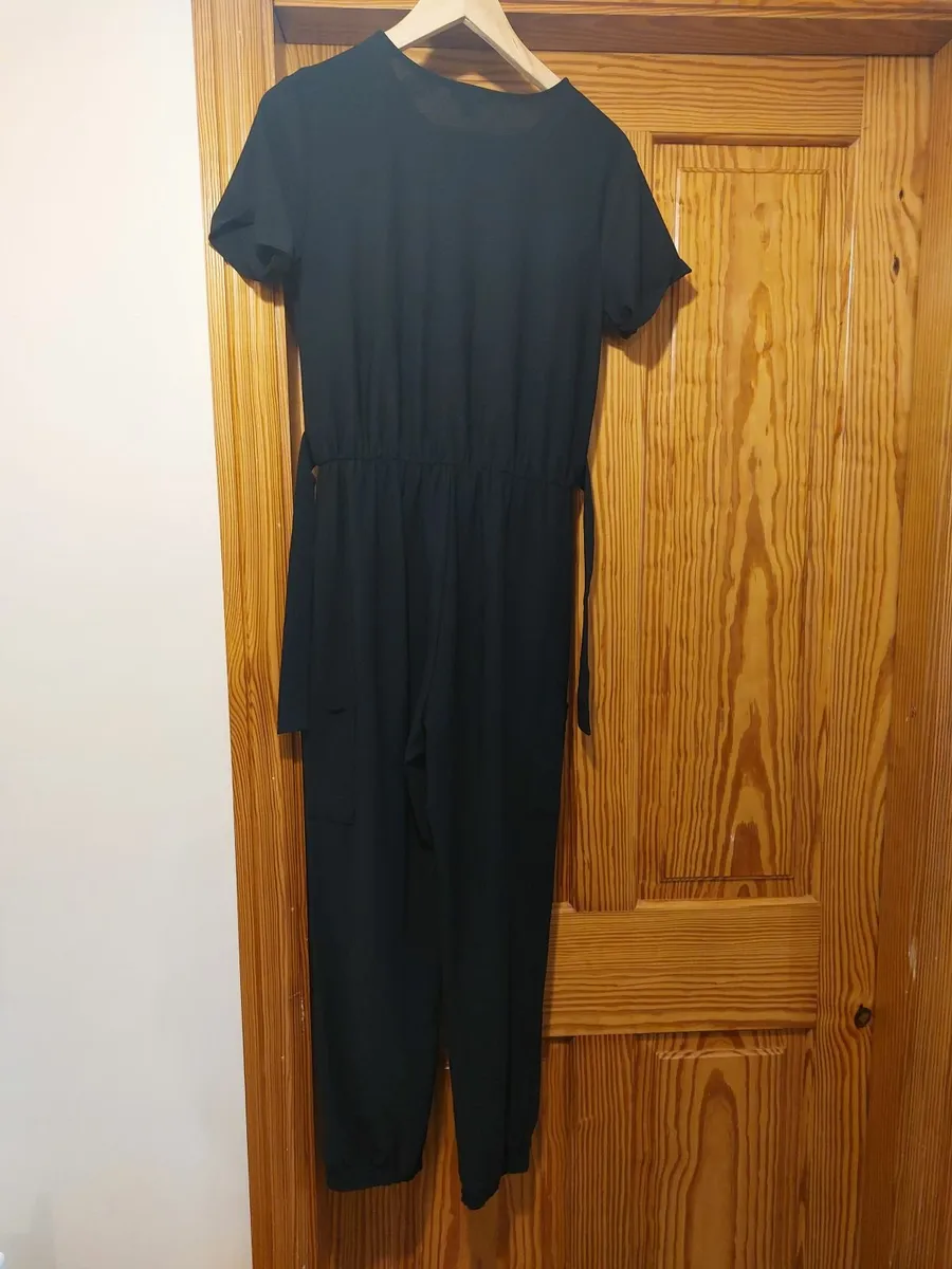 Girls Black Jumpsuit - Image 1