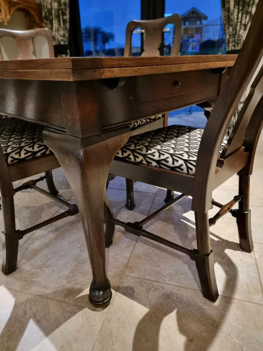 Fabulous Extendable Table, 4 Chairs & Bench €1,200 - Image 2