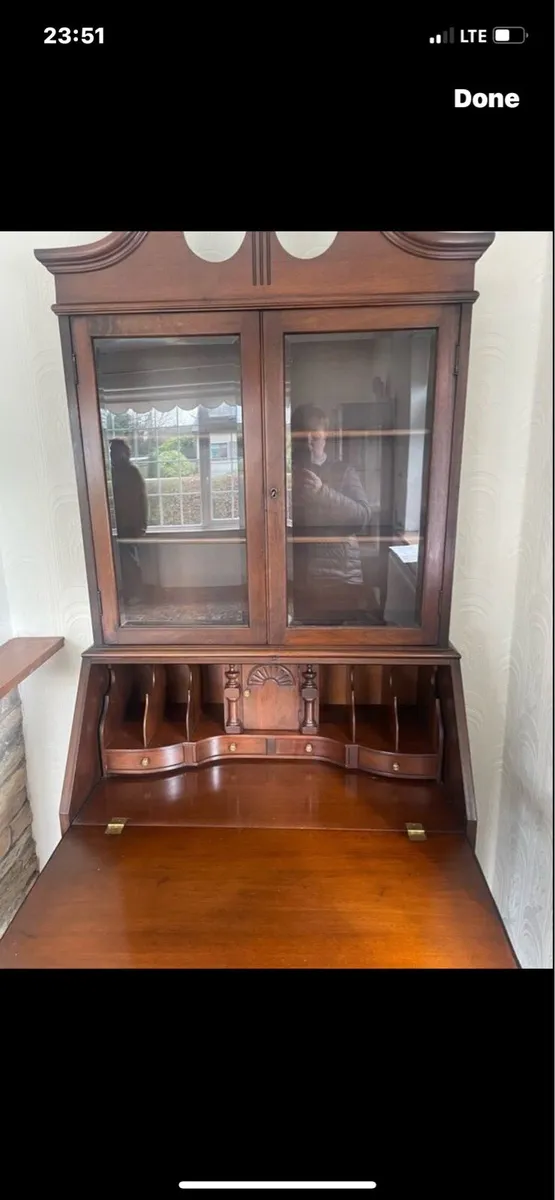 Antique writing bureau - Image 4