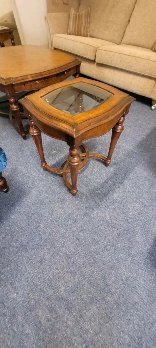 New Willis & Gambier Kensington Burl Coffee Table - Image 4