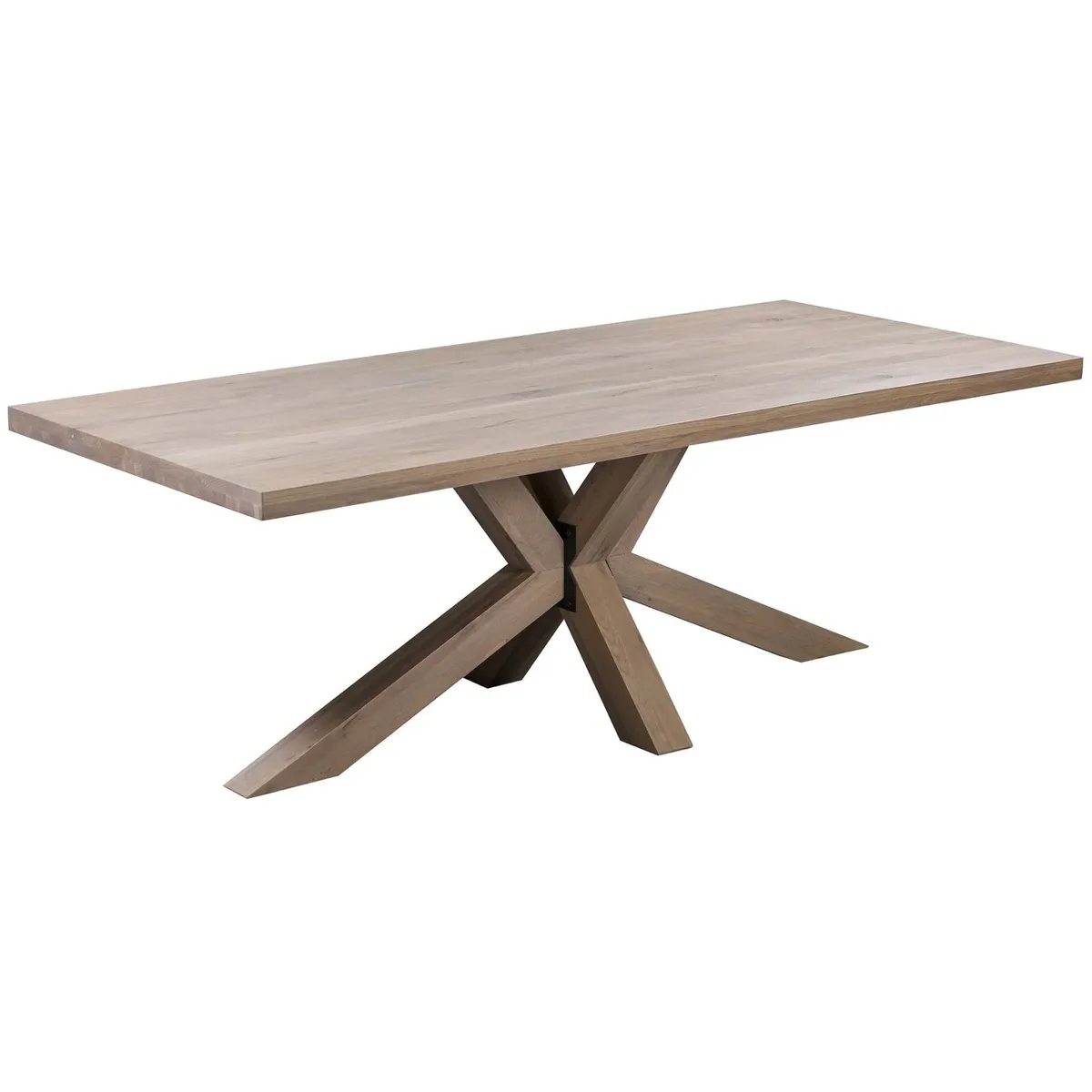 Extra Large Solid Oak Dining Table 220cm, New - Image 2