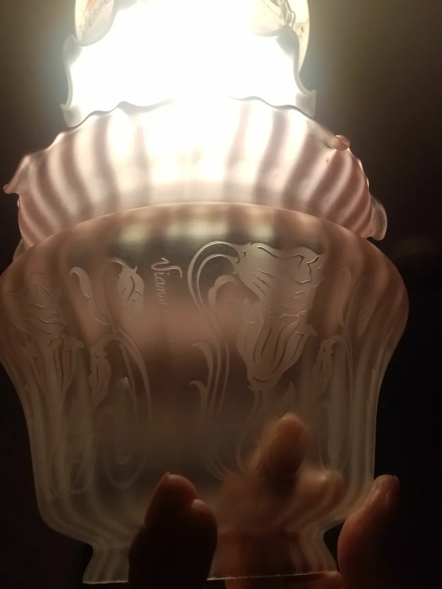 Vintage oil Lamp Shade - Image 2