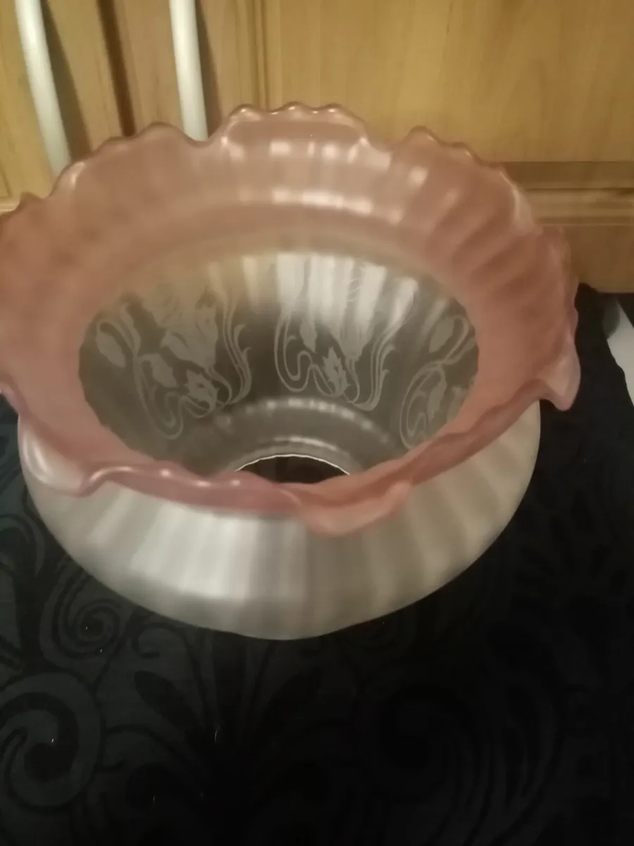 Vintage oil Lamp Shade - Image 4