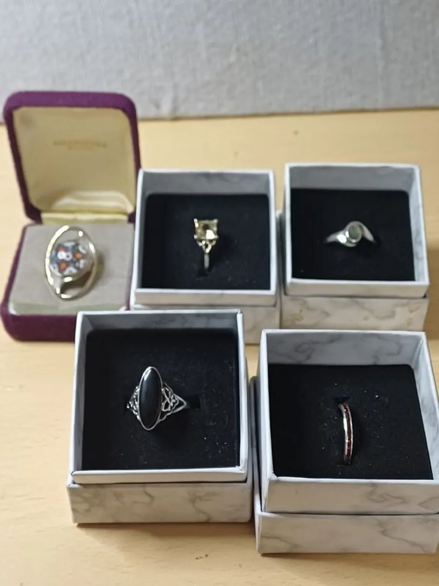 womens sterling silver rings - Image 1