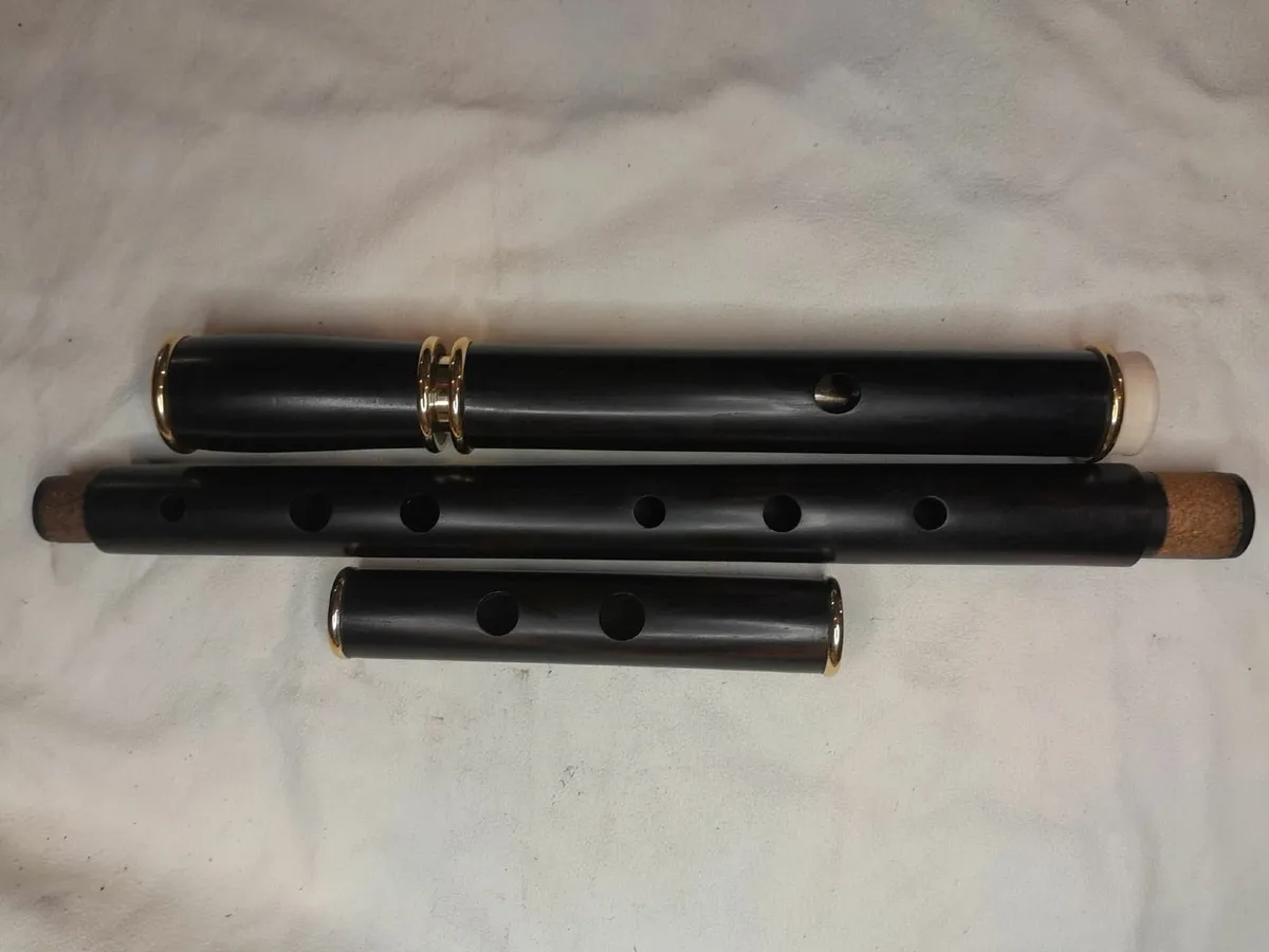 Blackwood wooden flute by Tommy Martin - Image 1