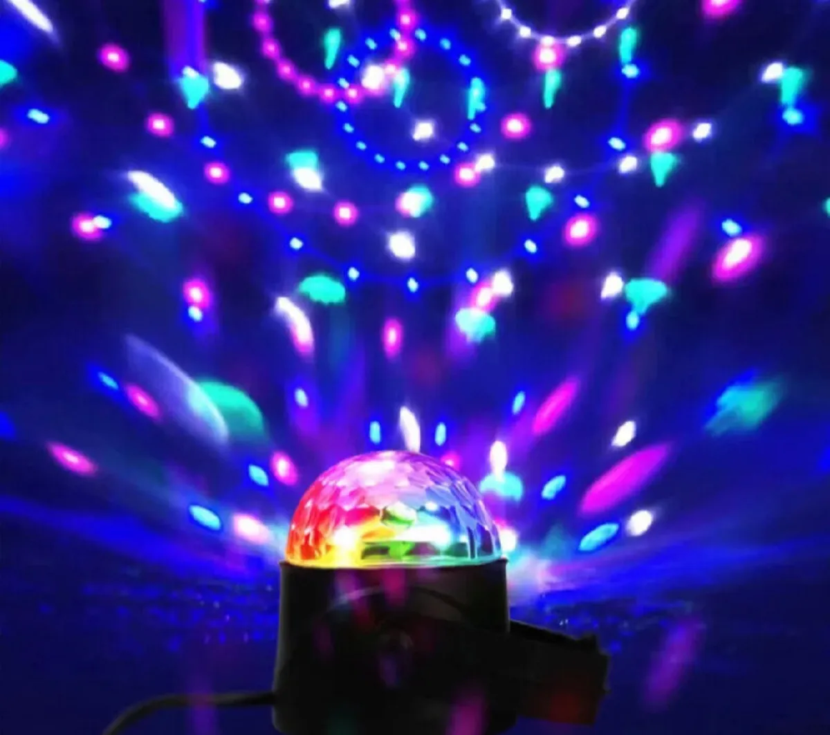 NEW Disco Light Magic Ball LED Light RGB Rotating - Image 2
