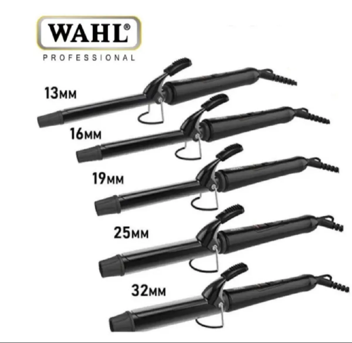 WAHL Curling Tongs 200°C Iron Ceramic Styler - Image 1