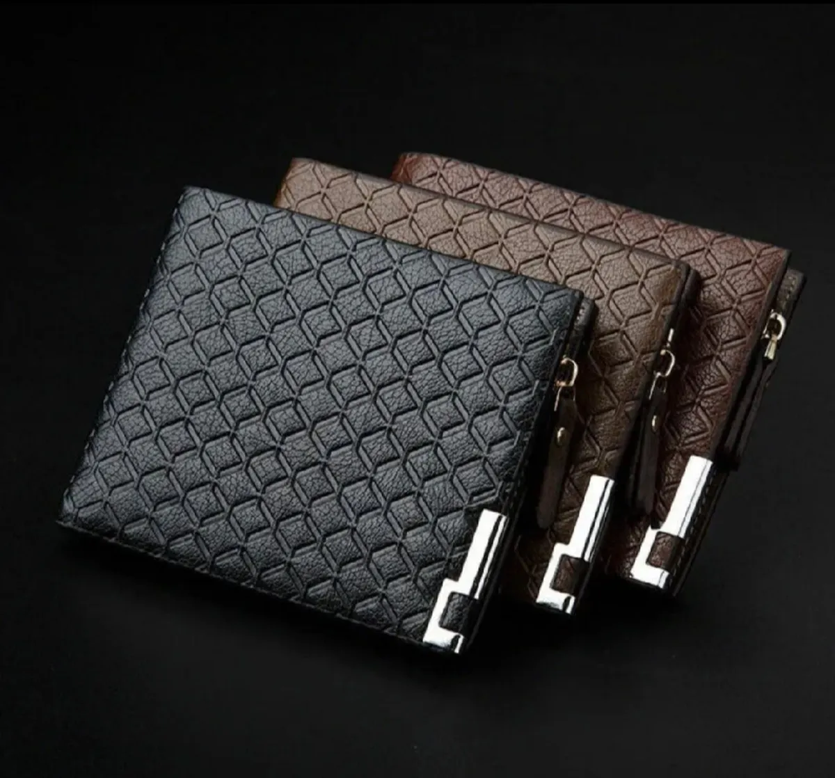 NEW Mens Luxury Leather Wallet Credit Card Holder - Image 1