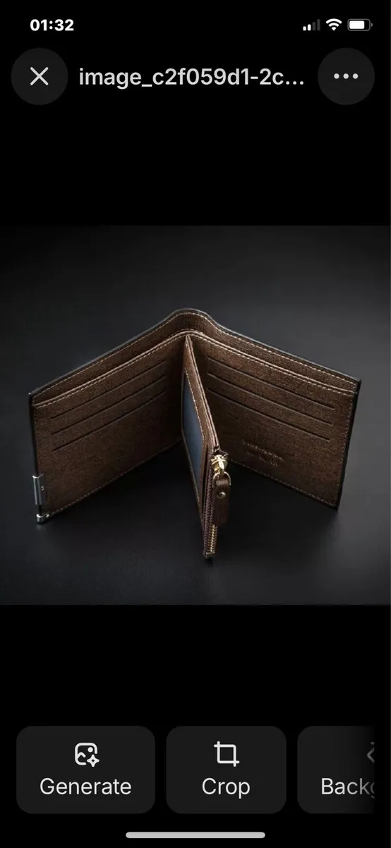 NEW Mens Luxury Leather Wallet Credit Card Holder - Image 2
