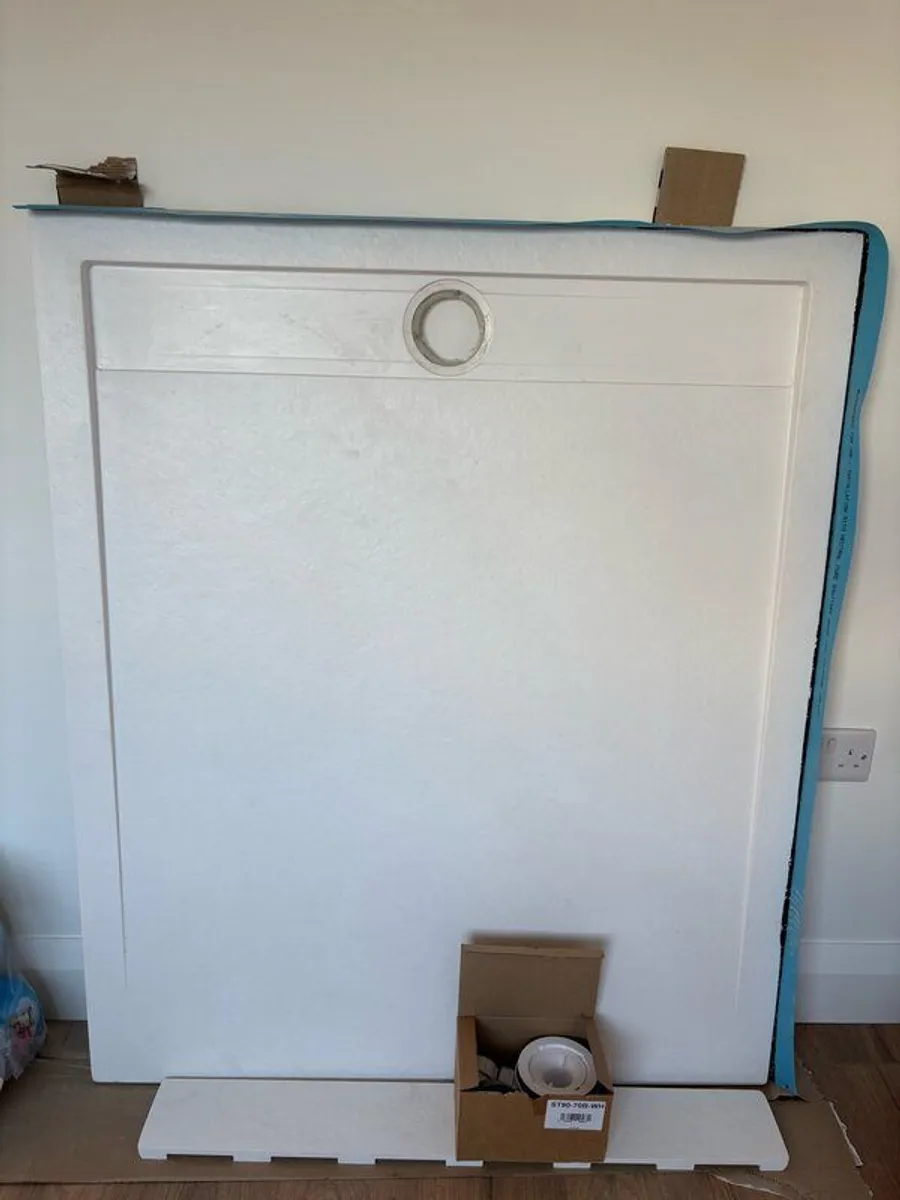 Adstone slate affect shower tray 1200mm x 1000mm - Image 4