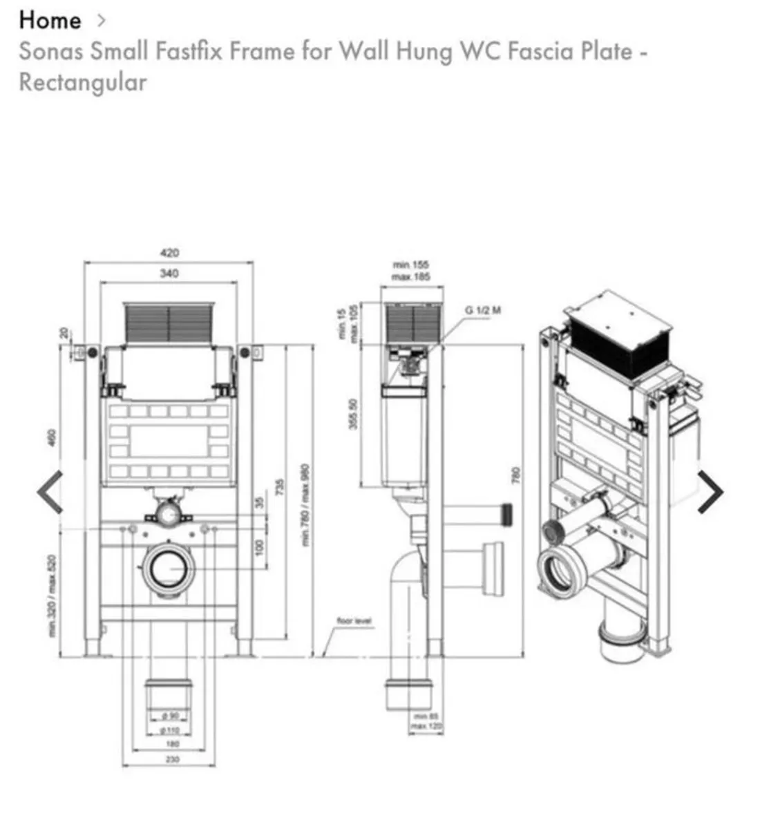Fastfix Toilet Frame - Image 2