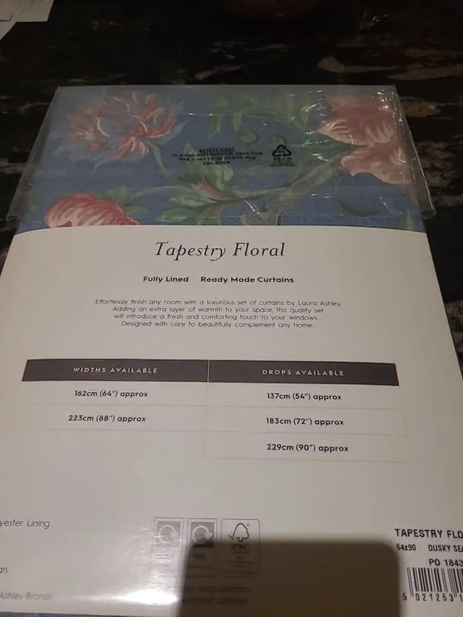 New Laura Ashley Curtains 64x90 - Image 4