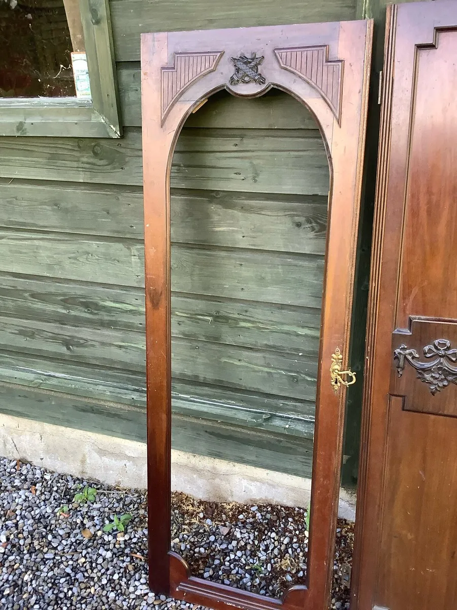 Antique mahogany doors - Image 2