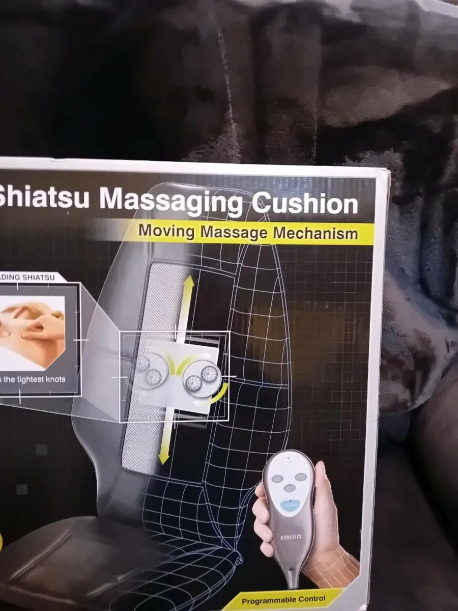 HOMEDICS MASSAGING CUSHION NEW BOXED - Image 2