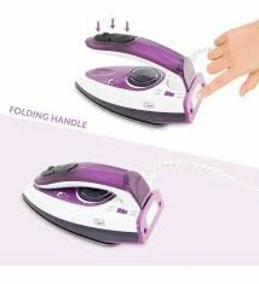 Quest Travel Clothes Iron. Cheap Compact Portable. - Image 2