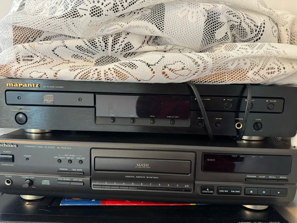 Technics and Marantz CD Players