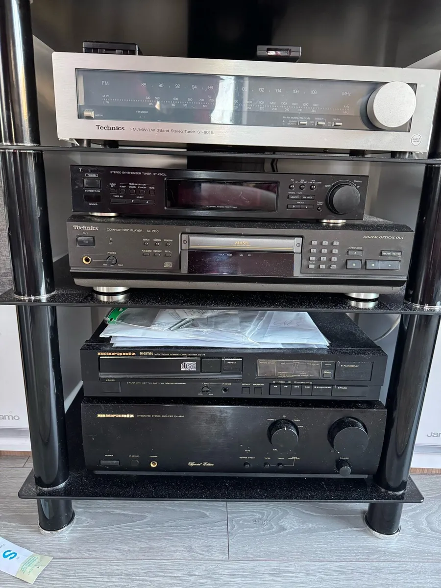 Marantz Amp + CD , JAMOSpeakers , Stand - Image 1