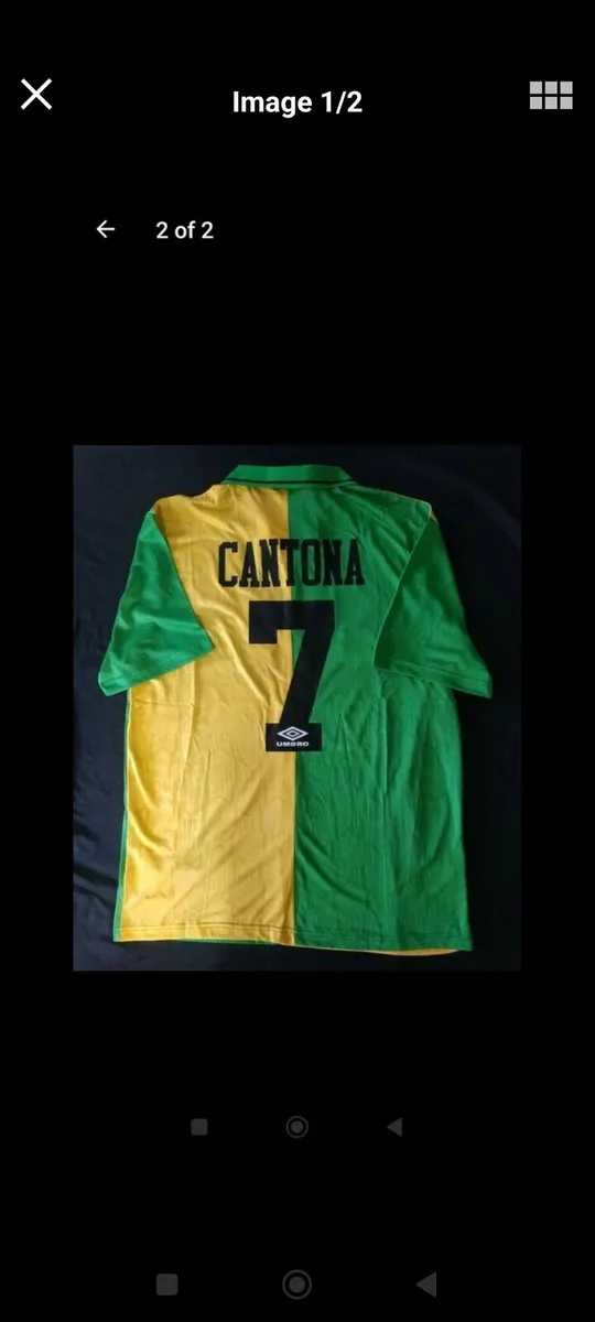 MAN UTD ( RETRO/ CANTONA 7 ) ,SIZE L . - Image 2