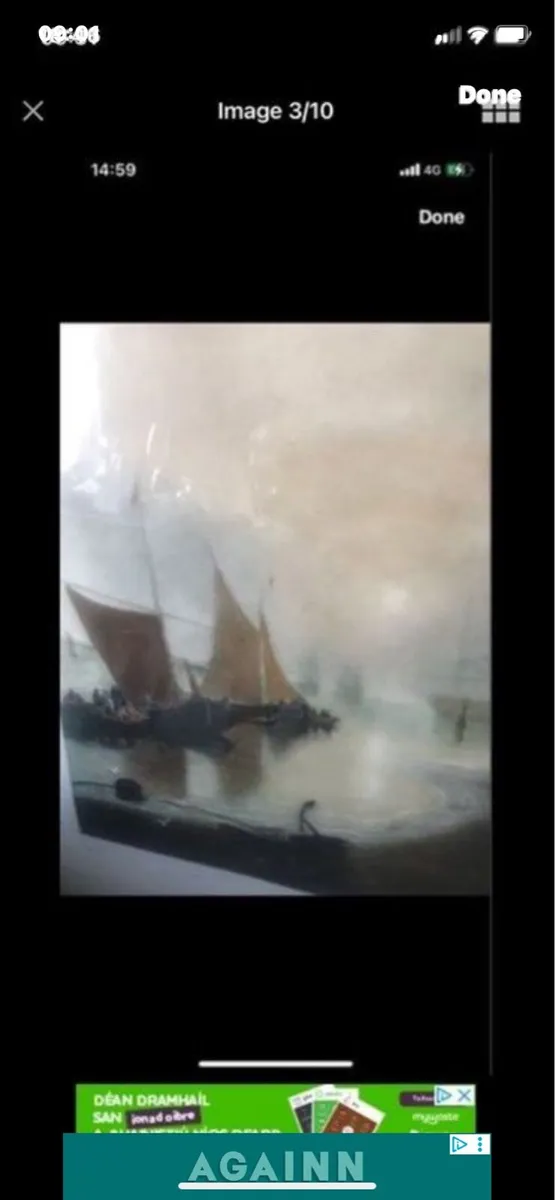 Antique  Signed John cotter Webb Print - Image 3