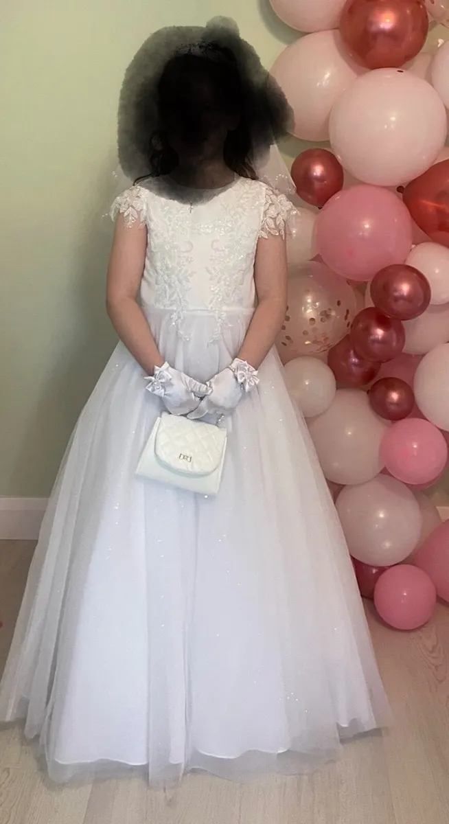 Communion dress size 9 - Image 1
