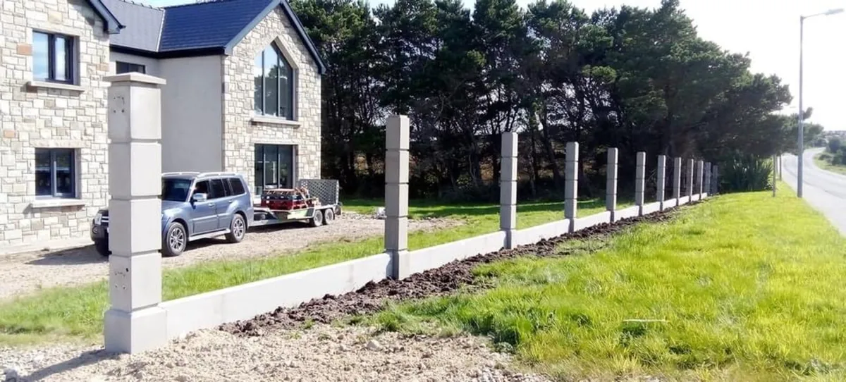 Concrete fence posts,baseboards - Image 1