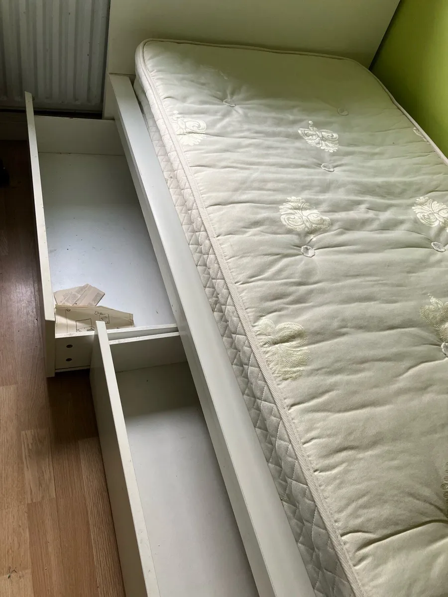 Single bed with drawers - Image 3