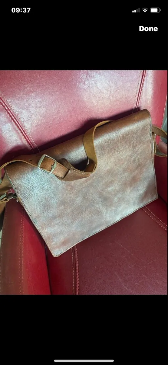 Quality Leather Satchel/ Laptop Bag - Image 1