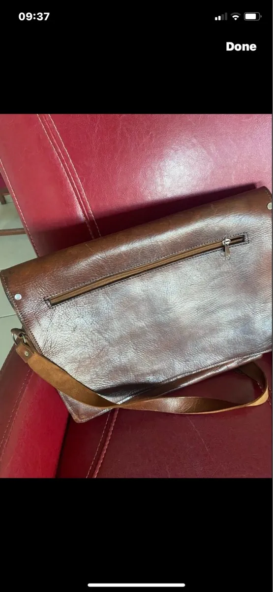 Quality Leather Satchel/ Laptop Bag - Image 4