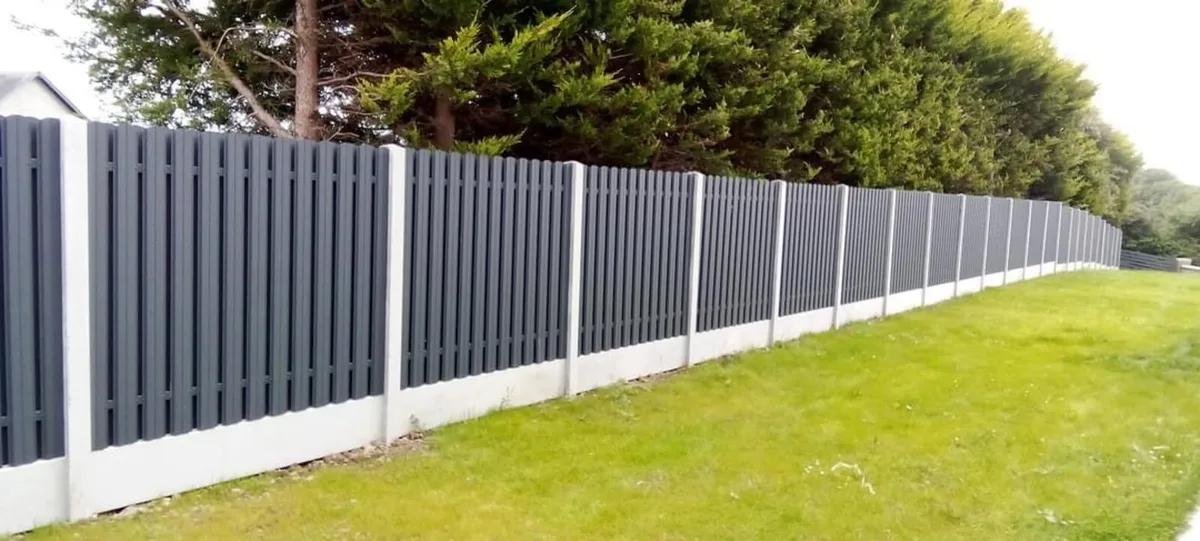 H type concrete posts,baseboards,fence panels - Image 3