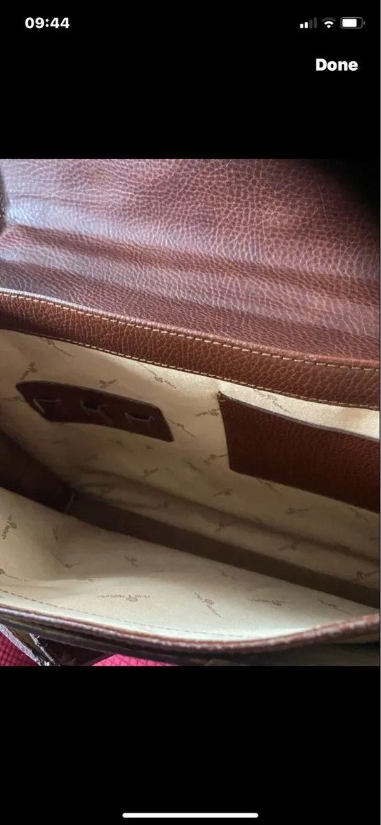 Leather messenger Bag/ Satchel - Image 3