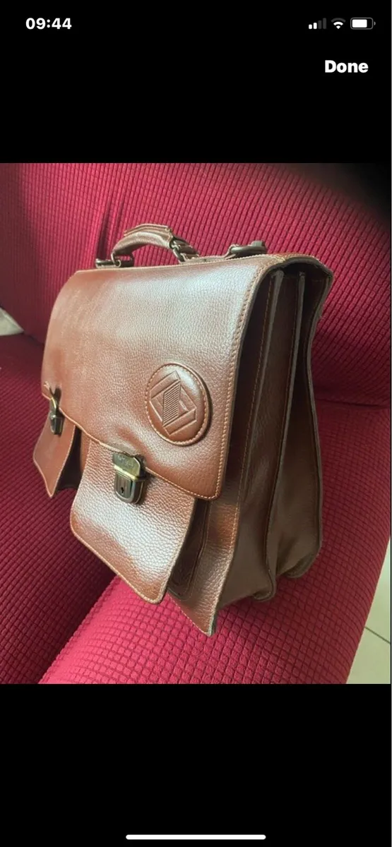 Leather messenger Bag/ Satchel - Image 4