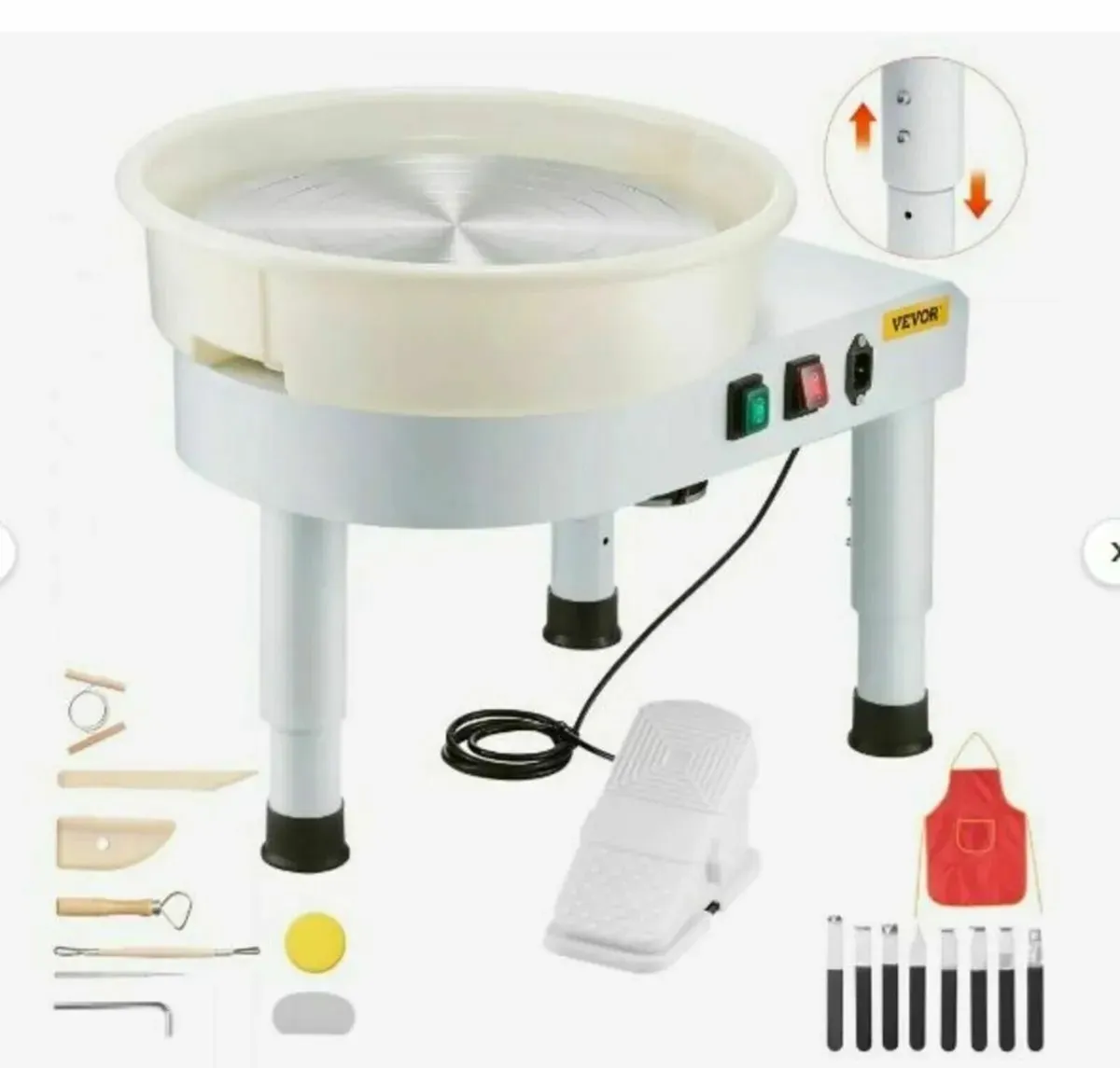 Pottery Wheel 35cm Ceramic Clay Making Machine - Image 1