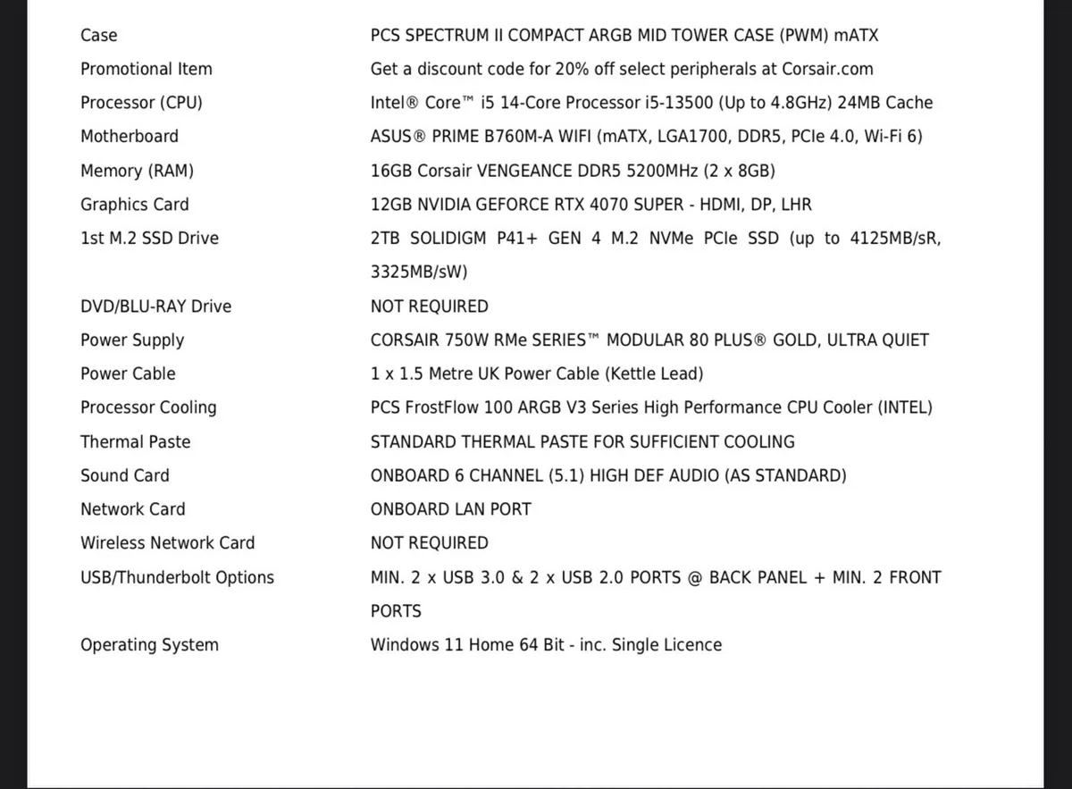 Gaming pc RTX 4070 super - Image 4