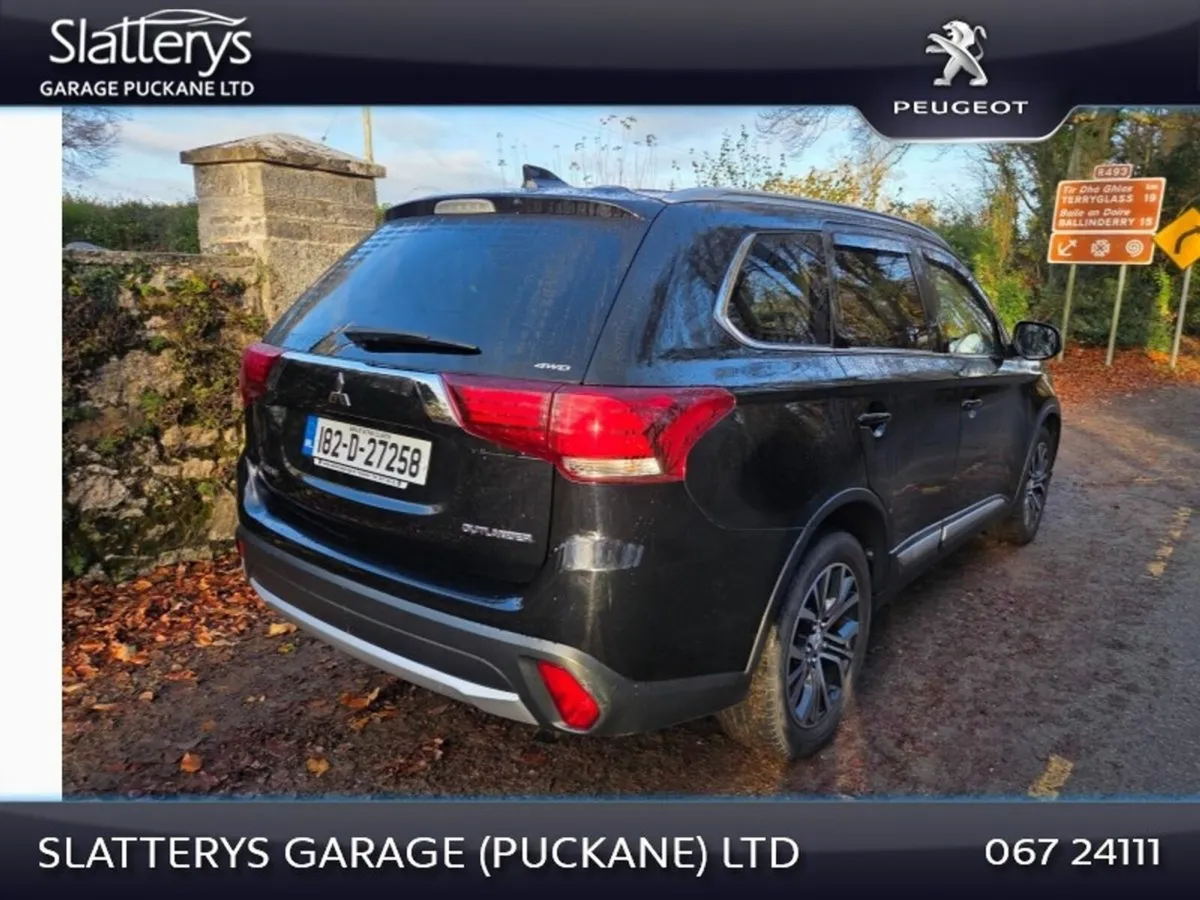 Mitsubishi Outlander 2.2 DI-D 4WD 7-Seater Black - Image 3