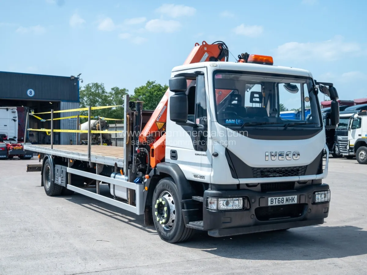 2018 (68) IVECO EUROCARGO 180 4X2 CRANE MOUNTED - Image 1