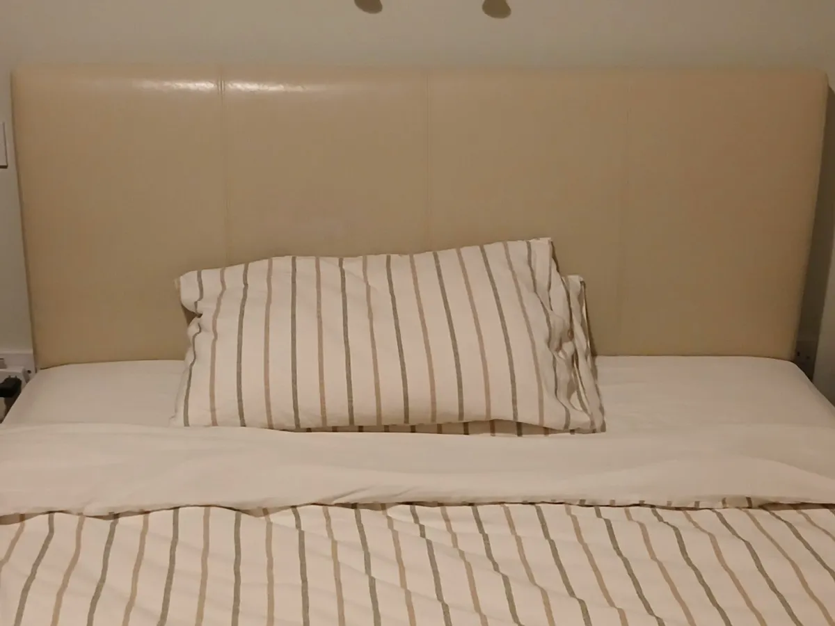 King Bed 5ft - Divan Base, Mattress, Headboard - Image 2