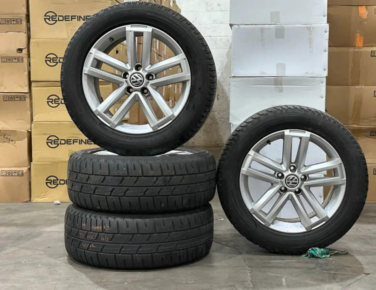 19" Genuine VW Cantera Alloy Wheels & Tyres For Am - Image 1