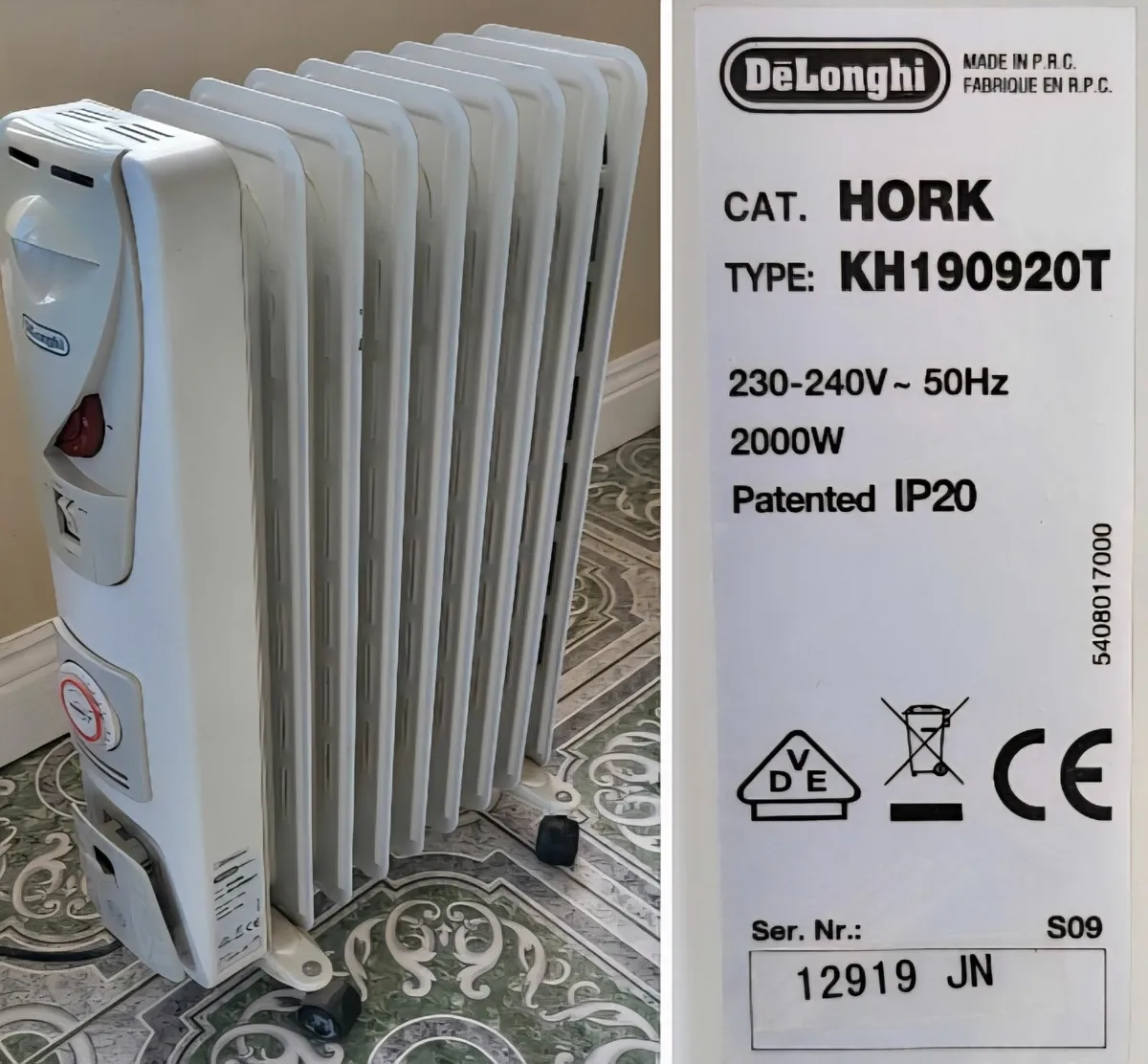 Heater Electric OIL filled - Image 2