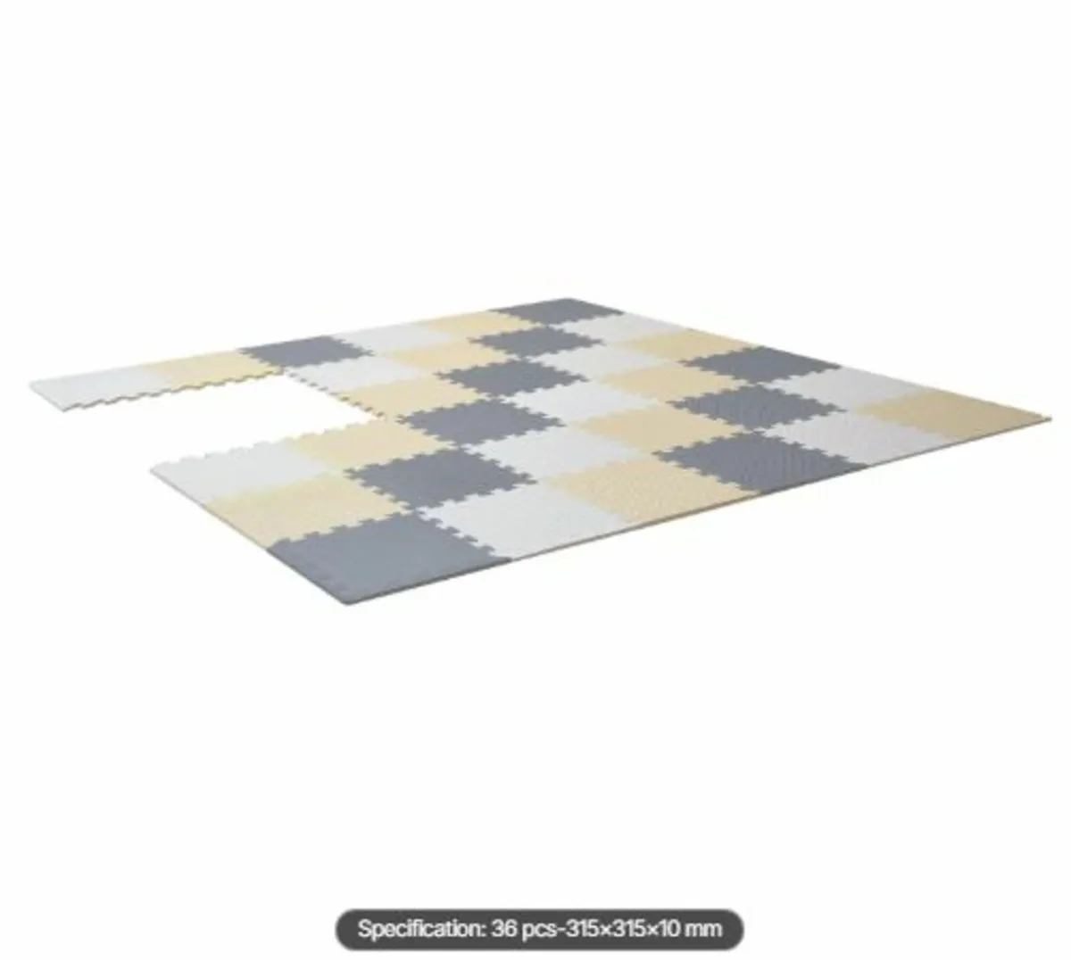 36 Tiles Kids Play Mat, 0.4 Inch Toddler Play Mat - Image 3
