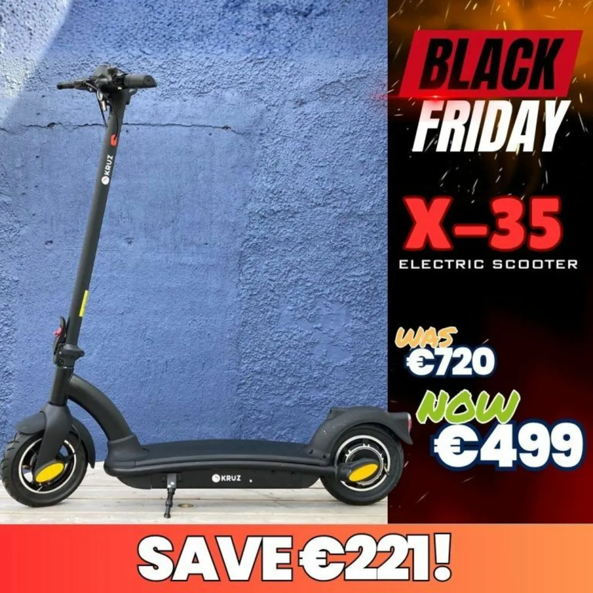X-35 PRO Folding Electric Scooter - Image 1