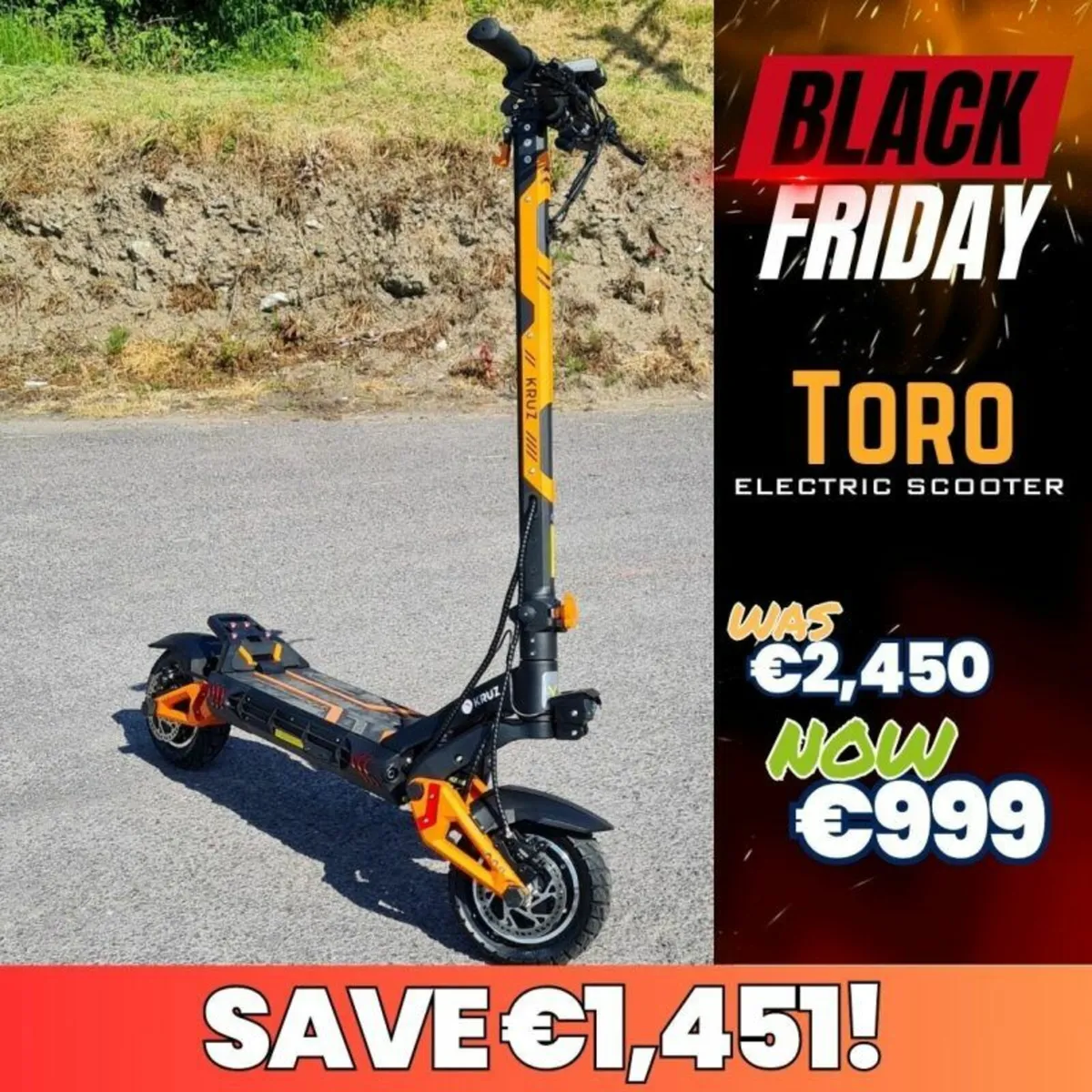 Toro Extreme Off Road Electric Scooter - Image 1
