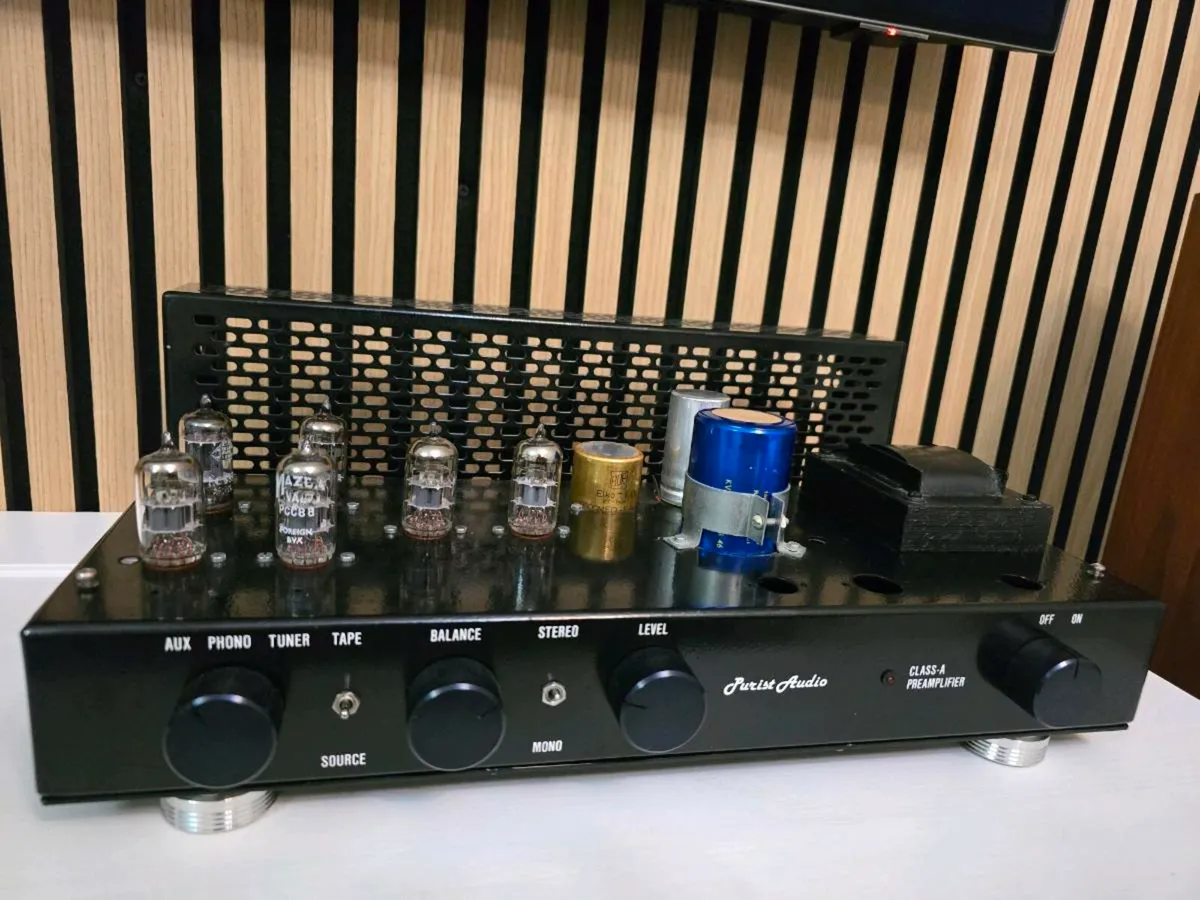 vintage tube preamplifier purist audio - Image 2