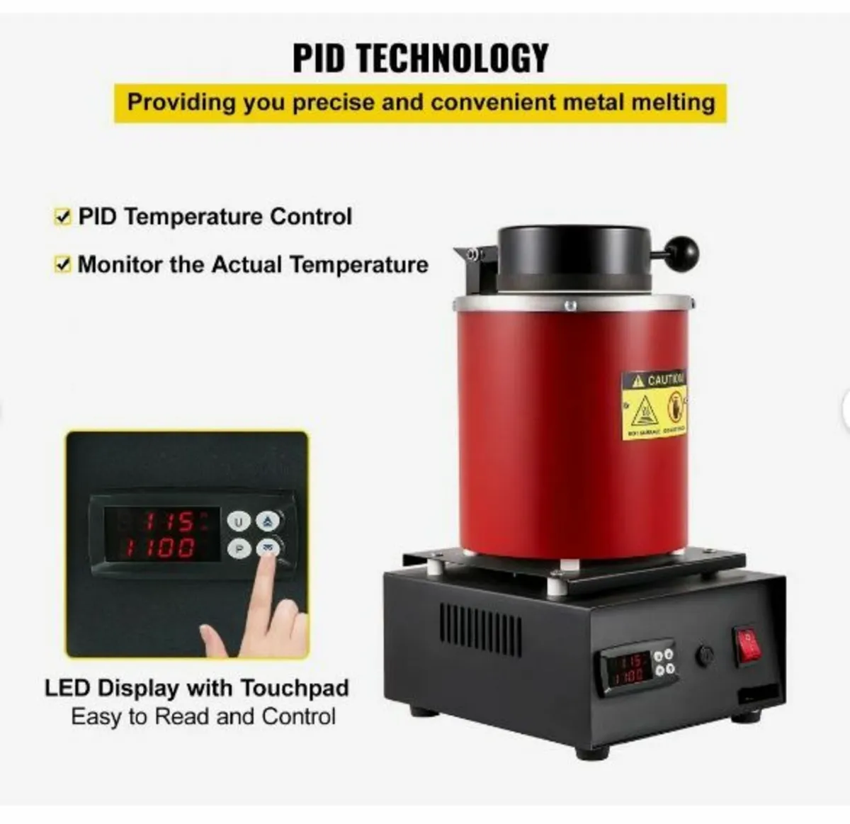 Gold Melting Furnace, 1350W - Image 2