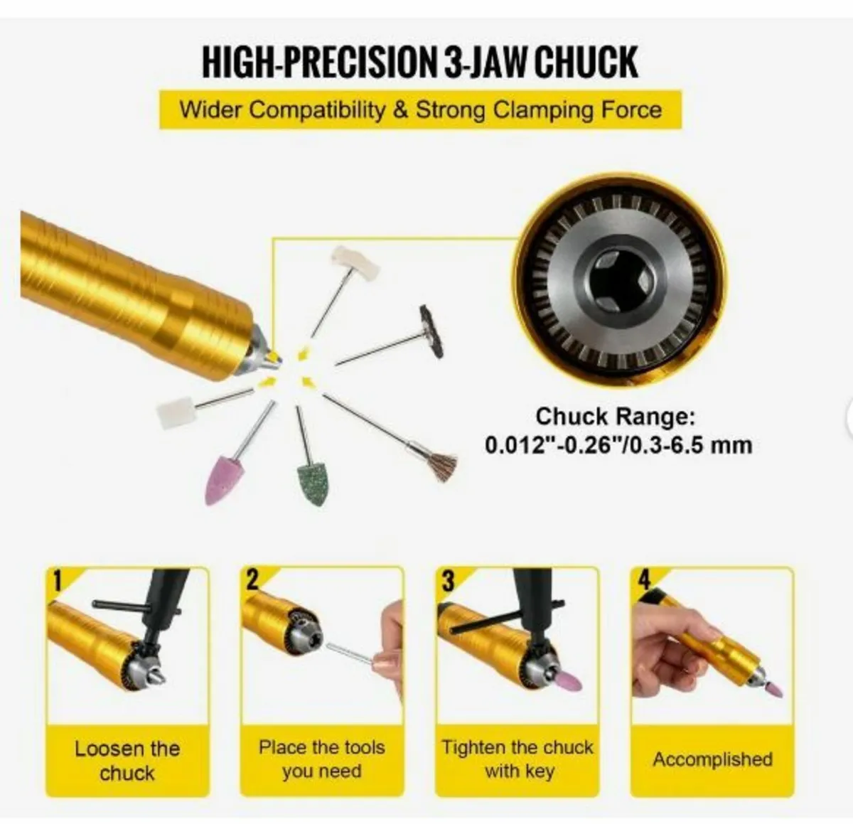 Flex Shaft Grinder 780W Rotary Tool - Image 2