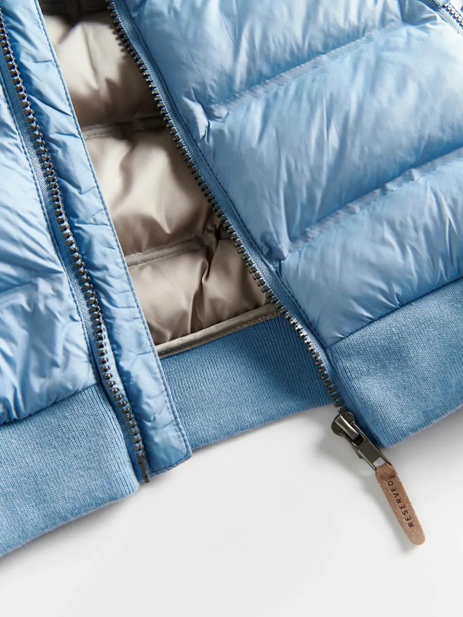 Bomber jacket with stand up collar 140 cm - Image 2